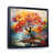Black Floater Framed