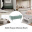 Banc de rangement en cuir végétalien pour lit très grand l 55 po Shaneta-1404413198