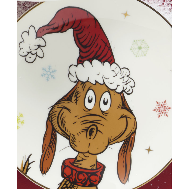 Merry Grinchmas Accent Plates, Set of 4