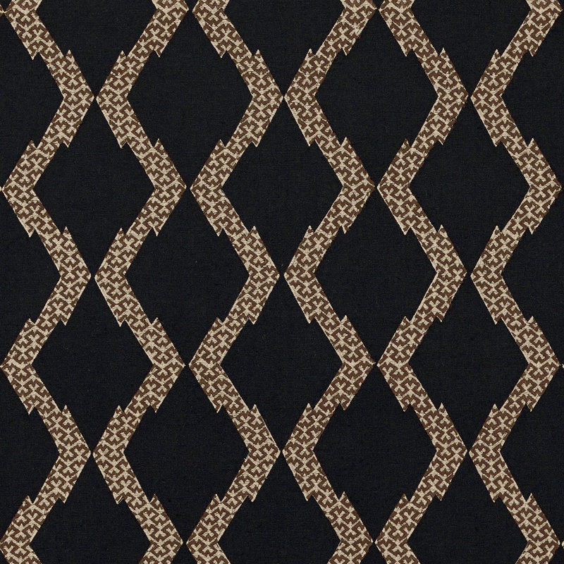 Tissu Topi, Noir