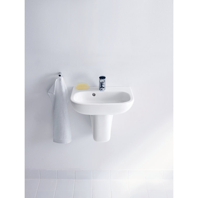 D-Code Ceramic 18" Bathroom Sink with Overflow