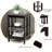 3-Tier Wooden End Table with Side Bars-1396702398