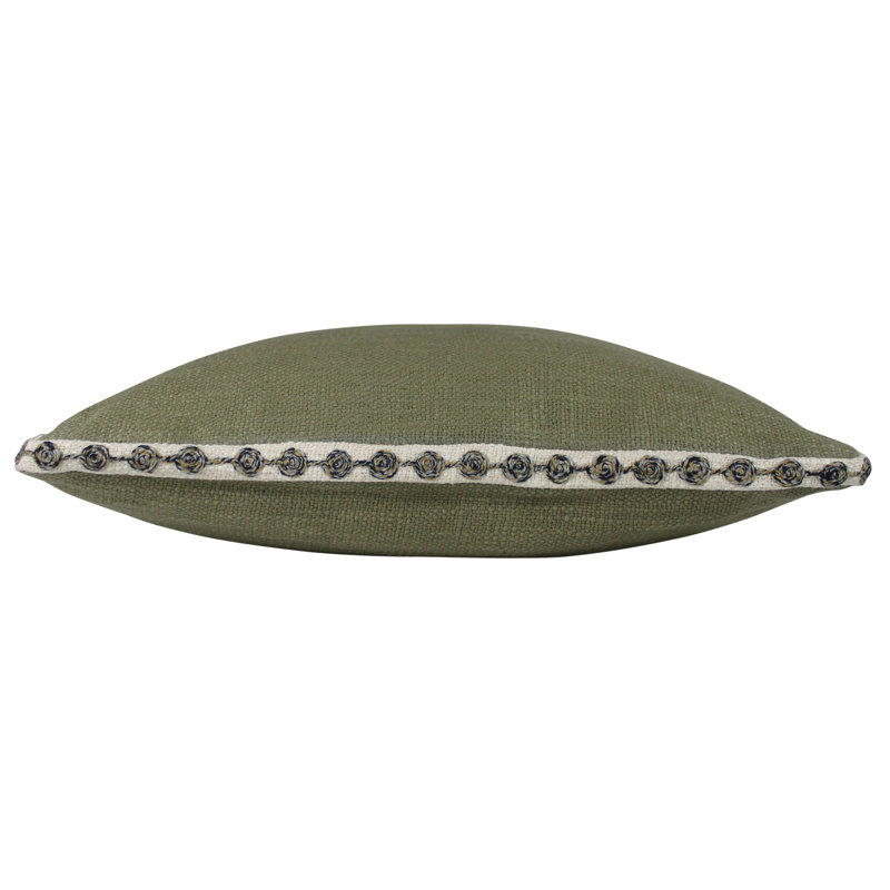 Coussin en coton, Vert