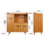 Fasching Solid Wood Rectangle Accent Cabinet-1066227636