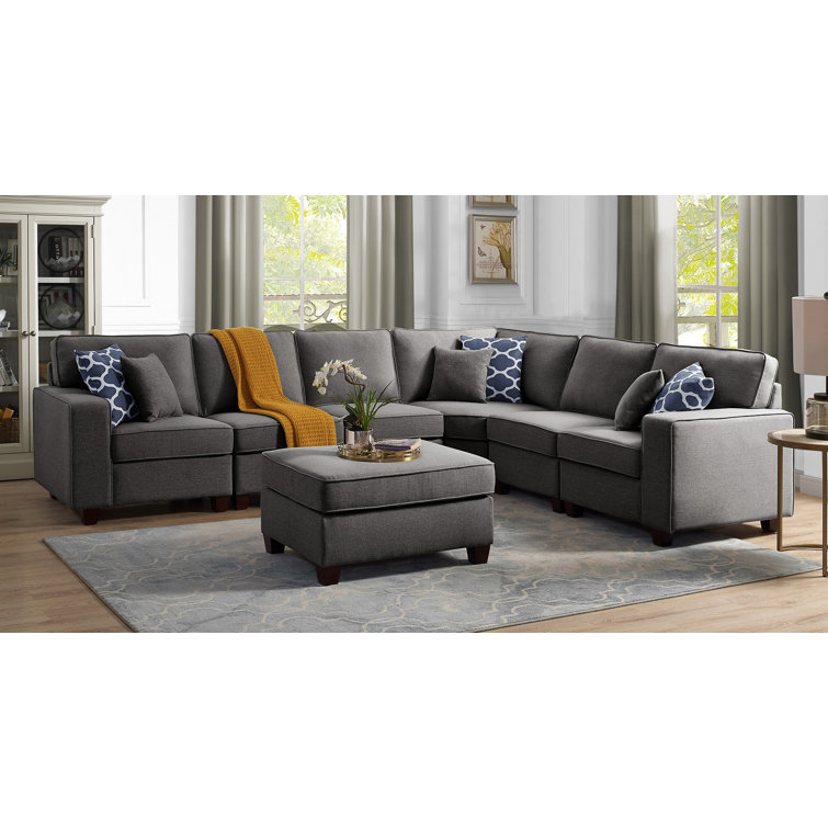 Jaeliana 7 - Piece Upholstered Sectional