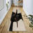 Exquisite High Pile Soft Printed Rug with Subtle Floral Design Ideal for Living Room or Bedroom Decor-602778406
