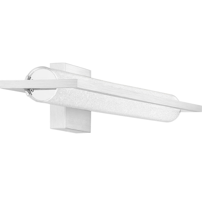 Barre d’éclairage de salle de bain en aluminium brossé à del 1 lumière Turcios
