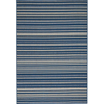 Lido Navy Blue/Cream Area Rug