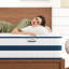 Mousse à mémoire de forme rafraîchissante et matelas hybrides à ressorts ensachés individuellement dans une boîte, soulagement de la pression et soutien