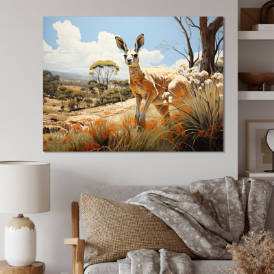 " Kangaroo Bound Pastoral I "