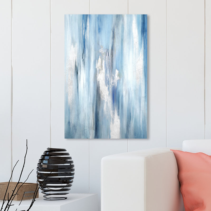 «Abstract Waterfall», reproduction d'art, Toile tendue, H 54 po x l 36 po x P 1,5 po