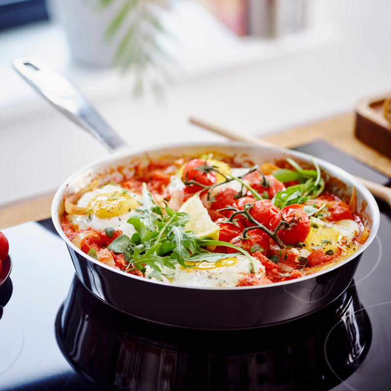 Professional 3-Piece Stainless Steel Non-Stick Frying Pan Set