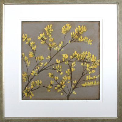 Forsythia I Print by Goldberger
