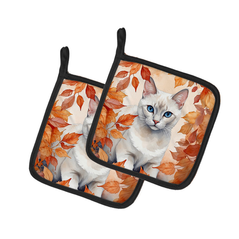 Paire de poignées pour chat blanc