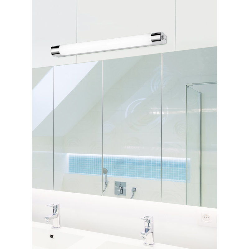 Wenlock LED Flush Mounted Sconce, 6 cm H x 64 cm W x 9 cm D