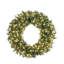 Elegant Aspen Spruce Wreath With 350 Tips And 200 Warm White LED Lights