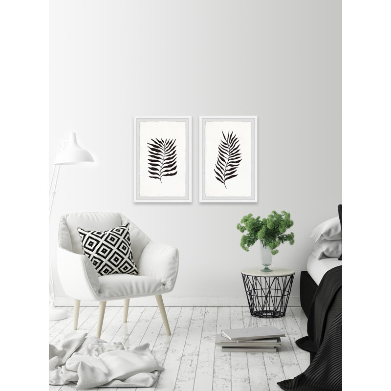 Fern Fernage - ensemble de 2 peintures encadrées