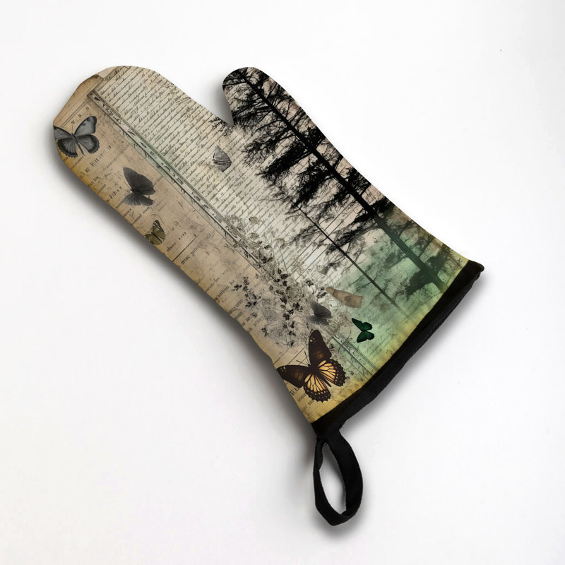 Folklore Woods Oven Mitt Cotton Twill