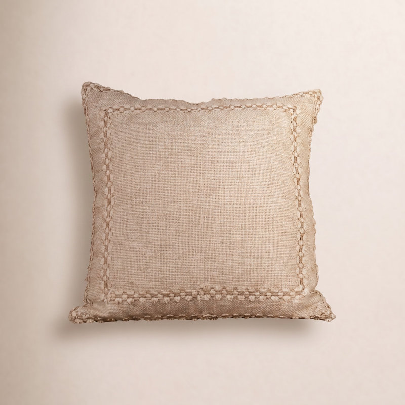 Housse de coussin en dentelle dentelle | Housse de coussin 20 x 20 tissée à la main Boho