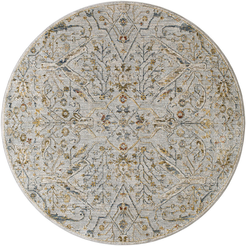 Maiorano Oriental Indoor Rug, Round 5'3"