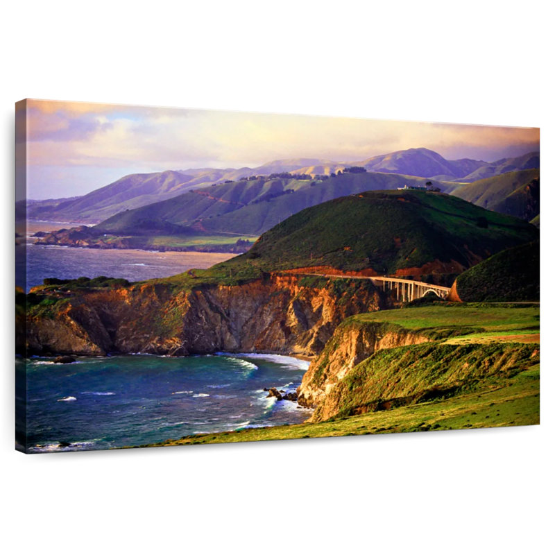 Gillard Cliffs Of Big Sur, 34" H x 51" W