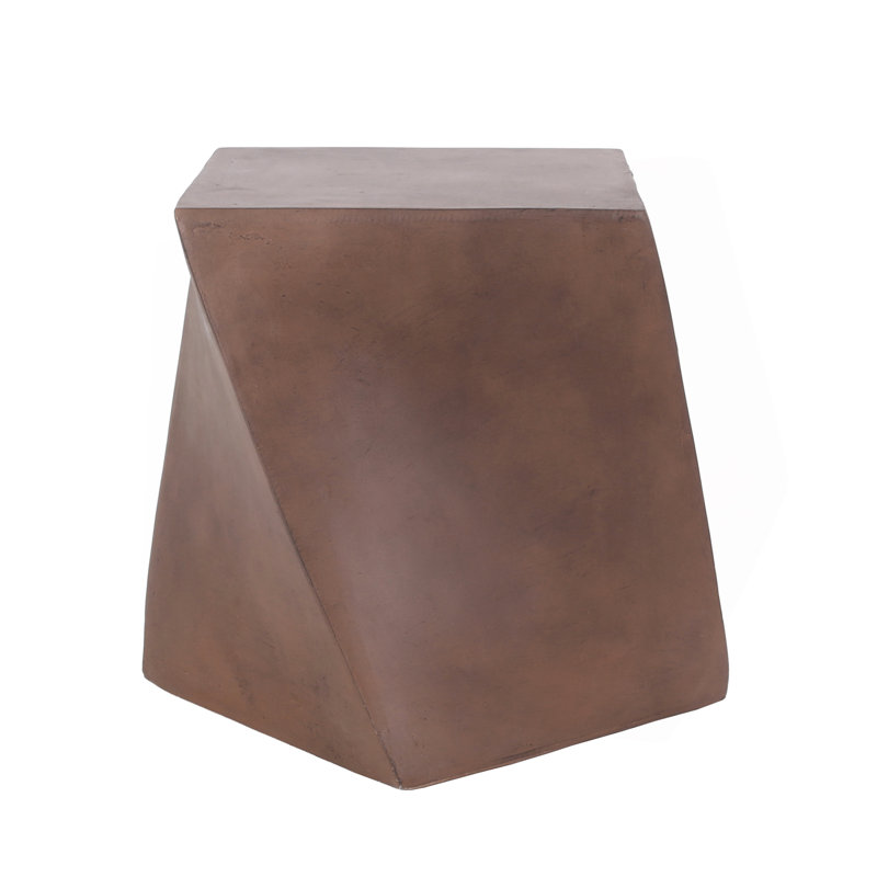 Outdoor Lightweight Concrete Side Table