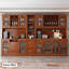 Buffet en noyer massif et bois manufacturé