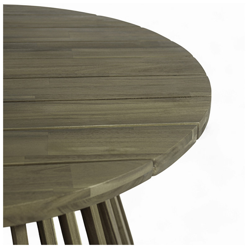 Christopher Knight Home 31.5" W x 31.5" D x 16" H Acacia Wood Round Outdoor Coffee Table, 16" H x 31.5" L x 31.5" W