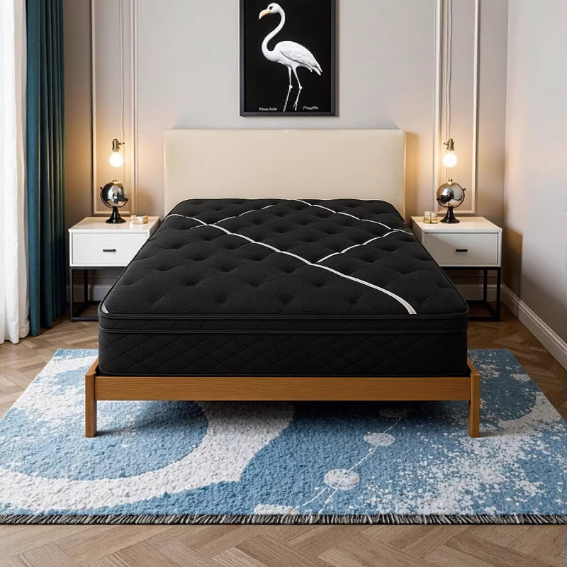 Restonic ComfortCare Hybrid Heartland Firm Mattress, Full Size with Cooling Technology and Marvelous Middle Support
