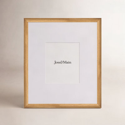 Mabe Wood Beveled Picture Frame with Mat