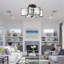 Aneres 2 - Light 41cm Unique/Statement Star Semi Flush Mount Light-117858790
