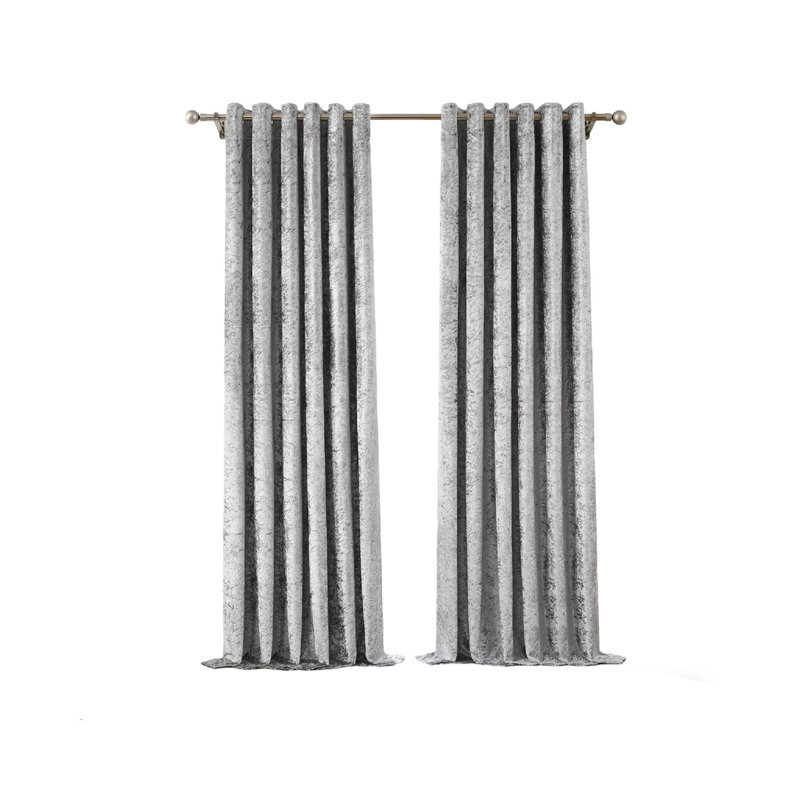 Velvet Blackout Curtain Panel Pair