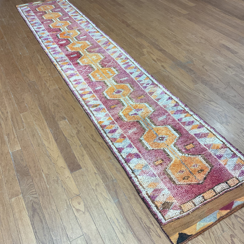 Bungalow Rose Handmade Turkish Oushak Wool Runner