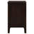 Garrett Cappuccino 2-Drawer Rectangular Nightstand-1789451355
