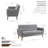 Atifa Apollos 66.9'' Wide Loveseat-2139612336