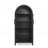 Modern Retro-Style Wooden Storage Cabinet with Adjustable Glass Partitions and High Arched Design for Multi-Functional Kitchen Use-1243914771