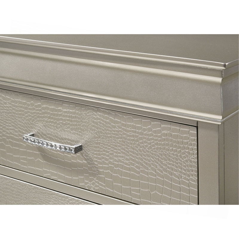 Mobilier de chambre à coucher 5 tiroirs 5 pièces