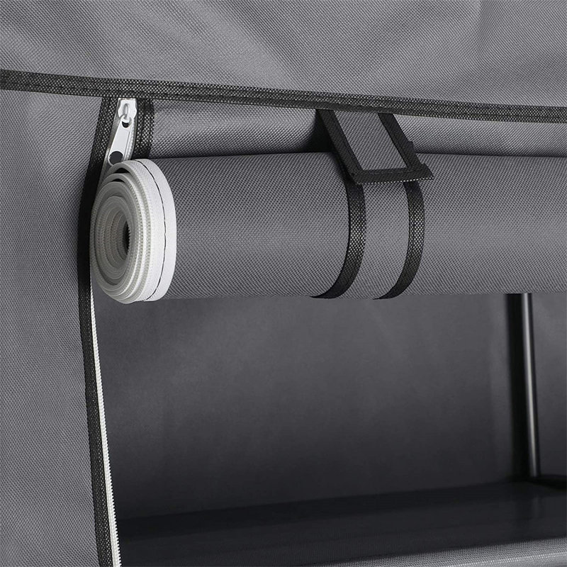Illughi 140cm Portable Wardrobe, Grey