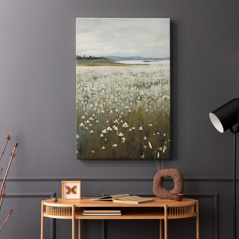 Paysage rétro XXXII - galerie Cavas, H 18 po x l 12 po