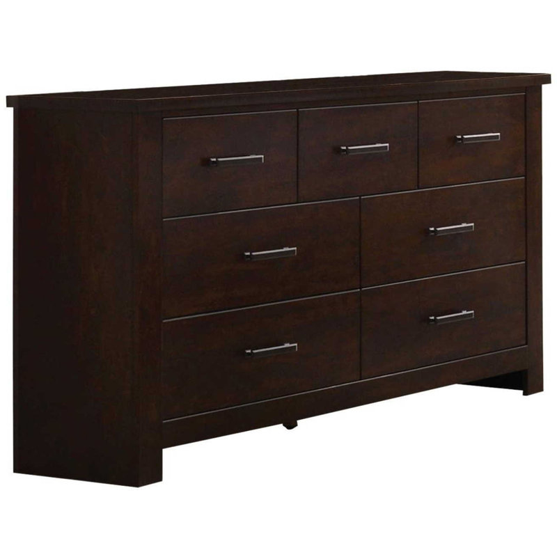 Commode 7 tiroirs avec miroir Ricka