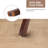 Round Dining Table with Tempered Glass Top and Solid Wood Legs-100588389