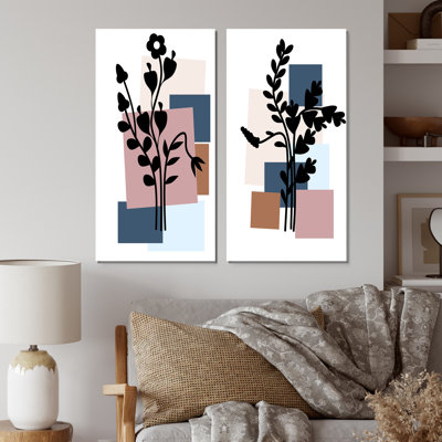 Scandinavian Minimalistic Geometrics II - ensemble de 2 reproductions