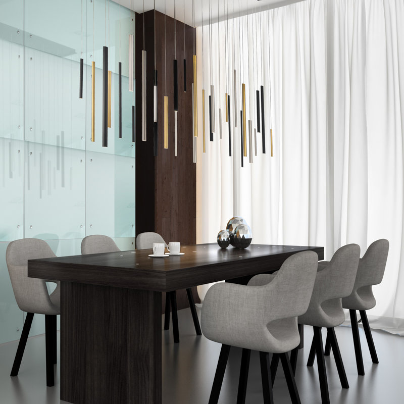 Santana 30 Light LED Chandelier, Gold;Nickel;Black