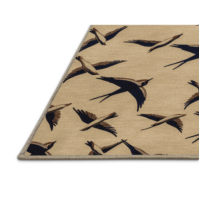  Tapis lavable laveux Welcome Swallow Birds, Rectangulaire 2 pi x 3 pi