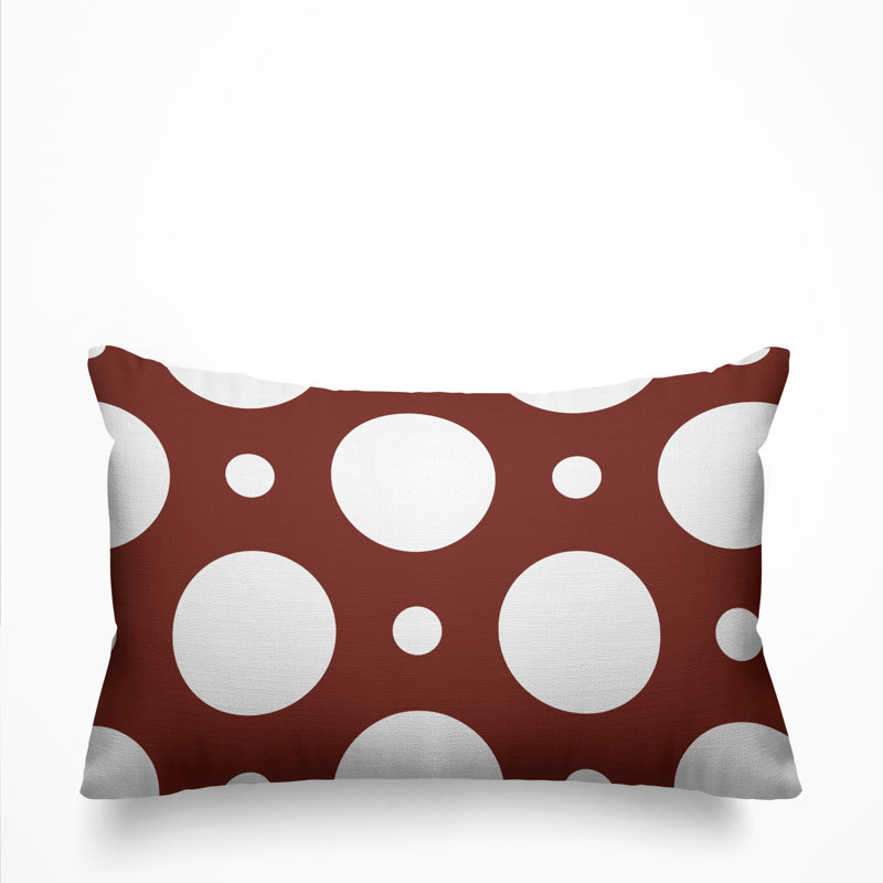 Housse et insert de coussin rectangulaire d'extérieur Fisk, Terre cuite