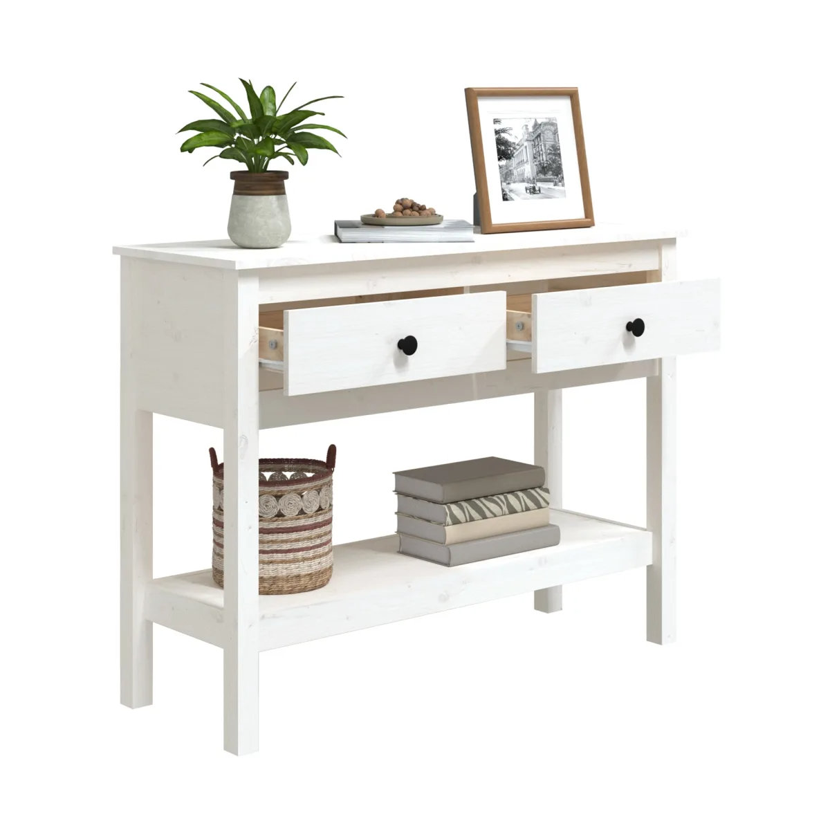 Latitude Run Kitrick Solid Wood Console Table | Wayfair.co.uk
