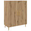 Highboard 69.5 X 34 X 180 Cm Engineered Wood-157280903