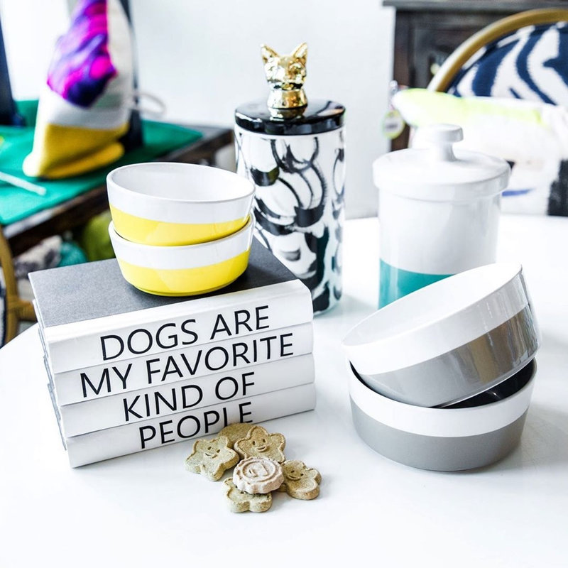 4 Piece Dogs Are My Favorite Quote Stack Decorative Book Set