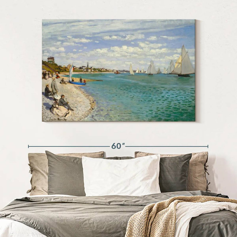 Régate Alvord à Sainte-Adresse 1867, H 34 po x l 51 po