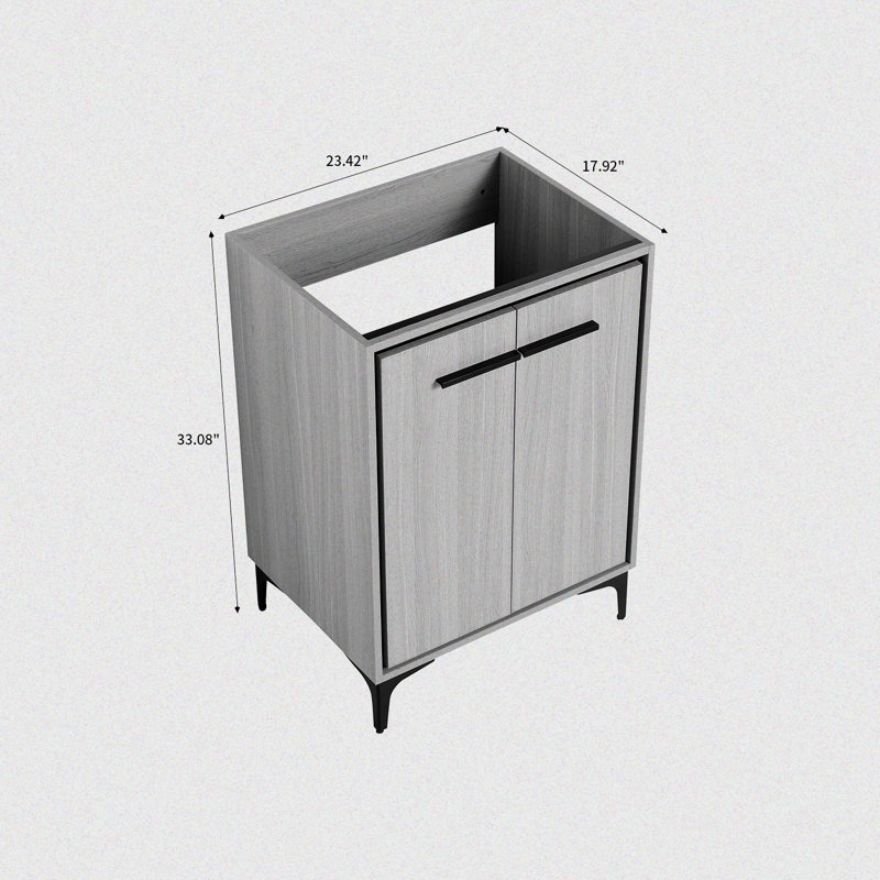 Base de meuble-lavabo simple 17,92 po seulement